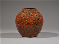 夾紵犀皮漆瓶 藏品圖，第1張