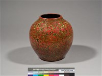 夾紵犀皮漆瓶 藏品圖，第2張