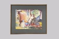 女子與圖騰藏品圖，第1張