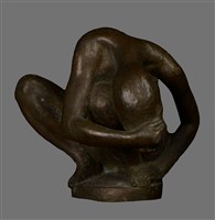 裸女之三（洗頭）藏品圖，第1張