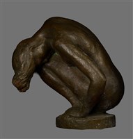 裸女之三（洗頭）藏品圖，第2張