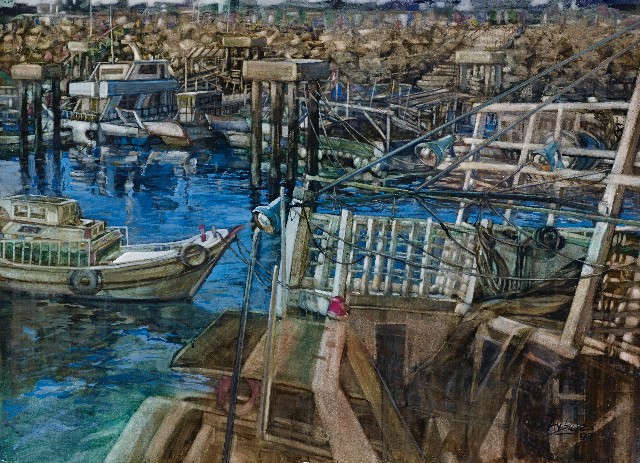 漁港藍調情的圖片