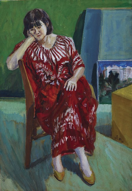Red Dress (Fantasy of a Third Year Art Student)