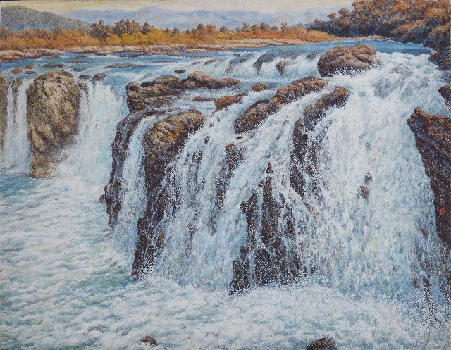 Shigang Fault Waterfall