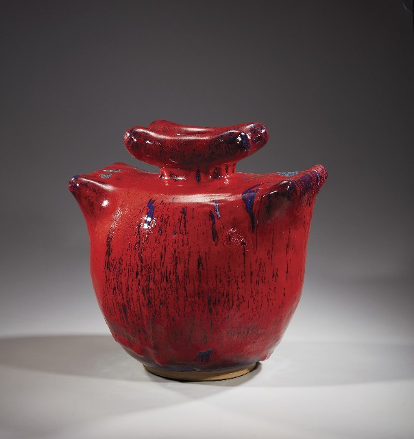 Spring Ceramic in Luscious Summer Red and Purple