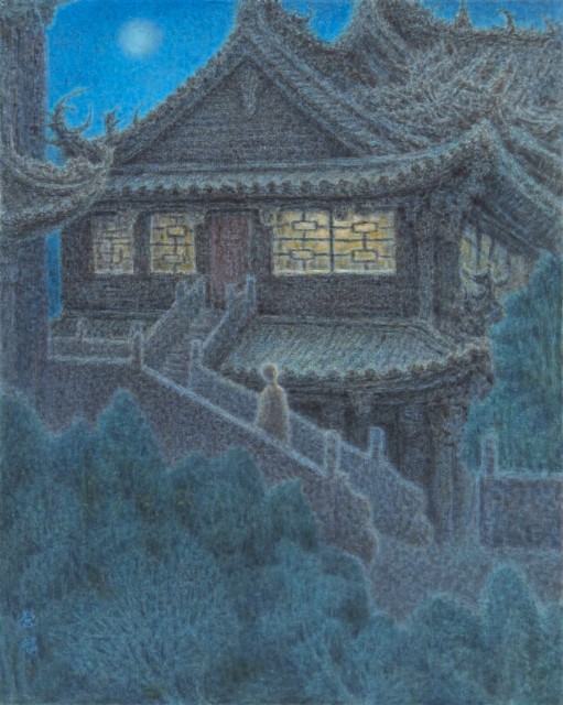 孤燈的圖片