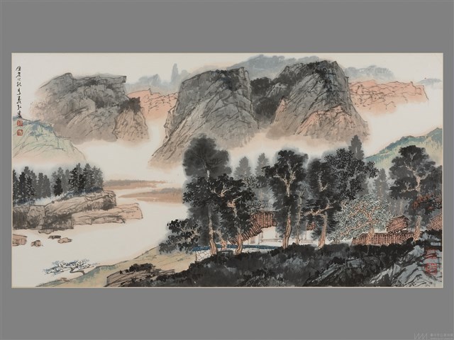 山水藏品圖，第1張