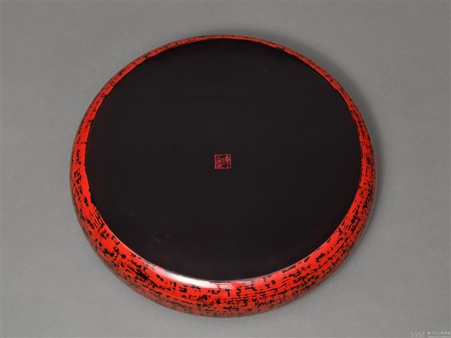 磨顯布紋大深盤 藏品圖，第3張