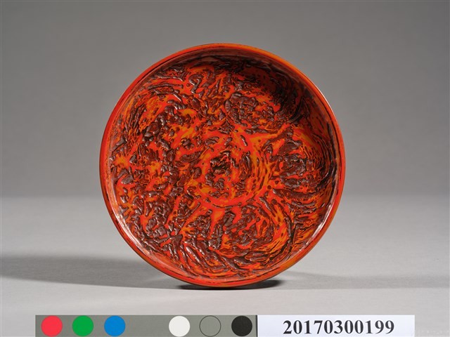 木胎犀皮小盤子 藏品圖，第7張