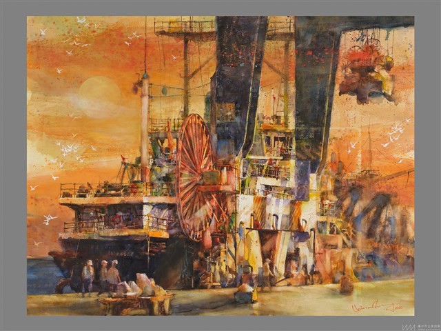 大海落日圓藏品圖，第1張