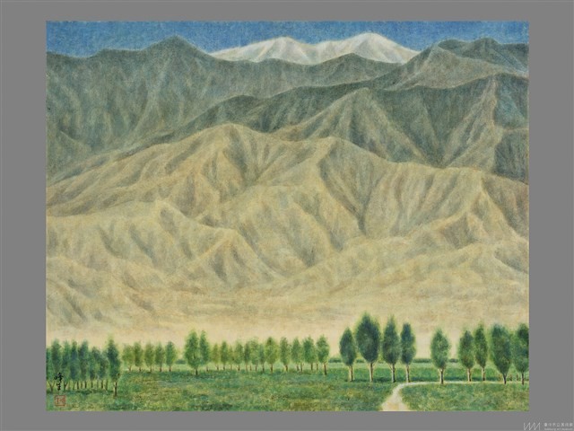 遠眺天山 藏品圖，第1張