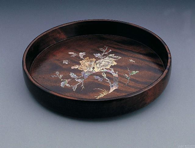 螺鈿牡丹盤 藏品圖，第2張
