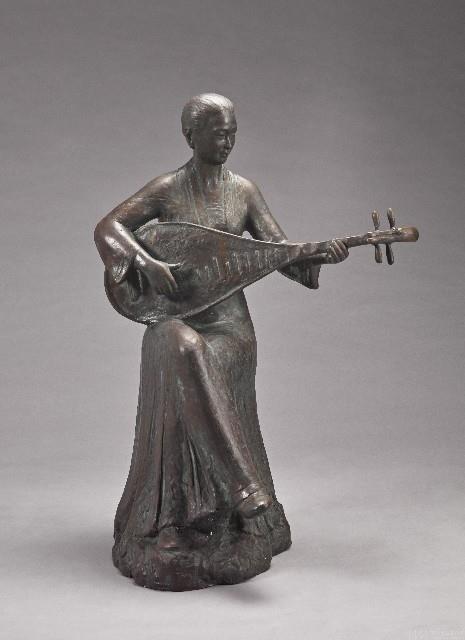 琵琶鑄銅藏品圖，第1張