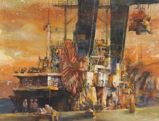 大海落日圓藏品圖，第1張
