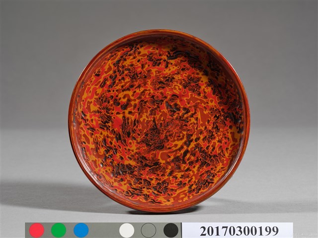木胎犀皮小盤子 藏品圖，第4張