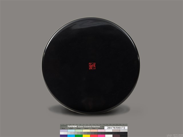 鑲貝牡丹漆盤 藏品圖，第2張