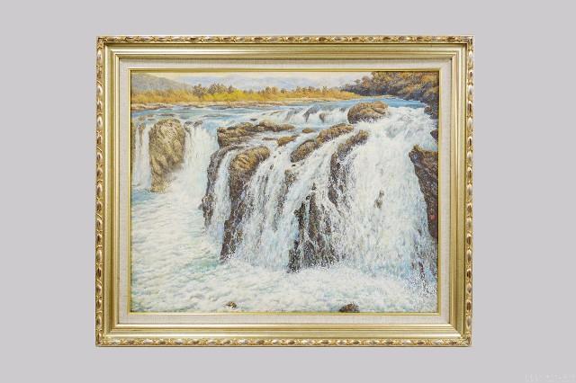 Shigang Fault Waterfall Collection Image