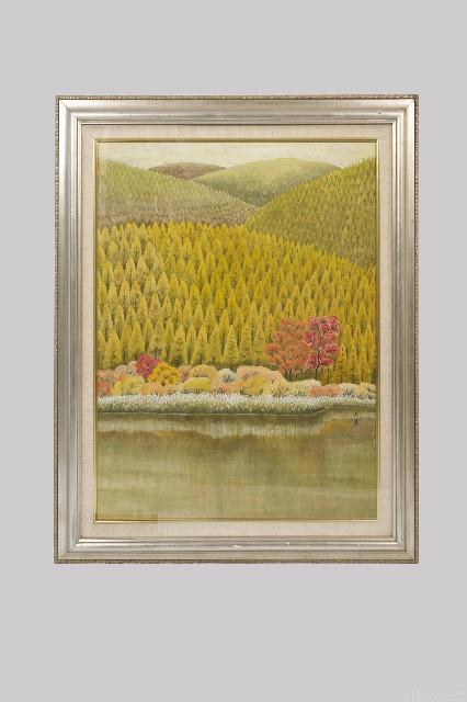 湖邊秋色藏品圖，第1張