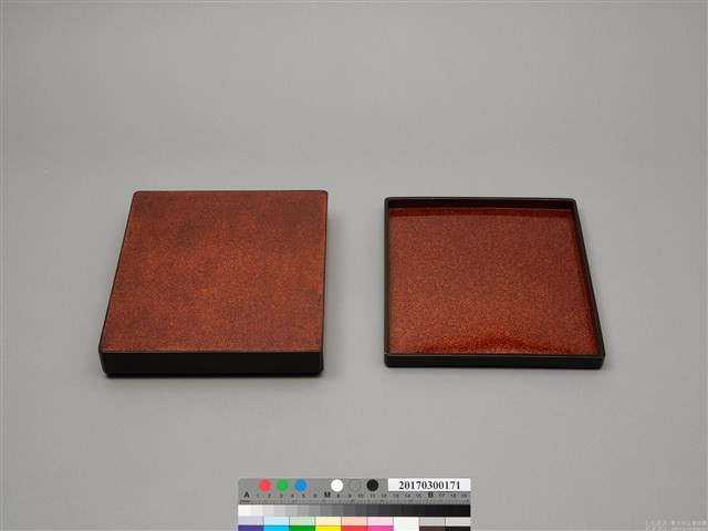 堆朱描金硯盒藏品圖，第4張