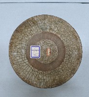 仿哥窯網狀紋開片小型盤藏品圖，第1張