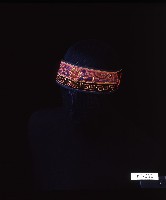 紅綢紫繡客家眉勒藏品圖，第2張