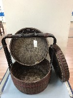 大型雙層竹籃藏品圖，第6張