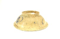 黃釉寫意紋大陶碗藏品圖，第2張