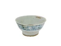 青花印花紋瓷碗藏品圖，第1張