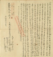 咸豐三年王金福等二人仝親立杜賣盡絕根契藏品圖，第3張