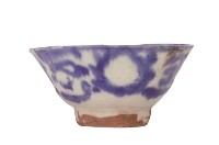 青花青口寫意花紋茶杯藏品圖，第2張