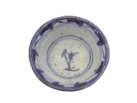 青花寫意纏枝花卉紋茶杯藏品圖，第1張