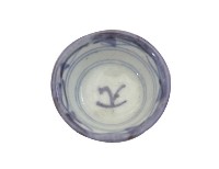 青花寫意纏枝花卉紋茶杯藏品圖，第1張