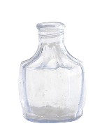 短頸透明玻璃矮瓶藏品圖，第1張