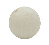 白色不規則線紋圓形玻璃燈罩藏品圖，第2張