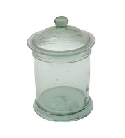 帶蓋透明玻璃罐藏品圖，第2張