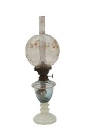 玻璃燈罩式油燈藏品圖，第1張