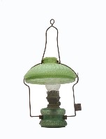 綠色玻璃燈罩掛式吊燈藏品圖，第2張