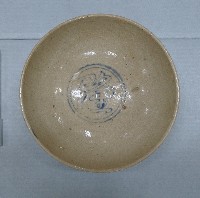 隆字款簡筆青花彩繪折枝花卉紋碗藏品圖，第1張