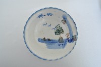 青花五彩山水樓臺紋大碗藏品圖，第1張