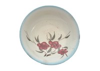 彩繪青口折枝梅花紋深腹碗藏品圖，第1張