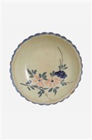 釉上彩折枝花卉紋缽藏品圖，第1張