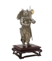 錫製門神神荼像藏品圖，第1張