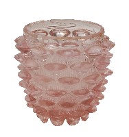 淡粉色鼓釘透明玻璃罐藏品圖，第2張