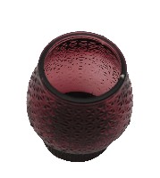 紫色稜狀浮雕玻璃杯藏品圖，第1張