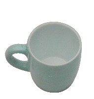 水藍色提把玻璃杯藏品圖，第1張