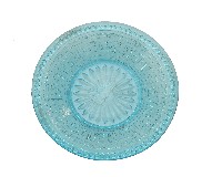 淺青色夔紋玻璃碟藏品圖，第1張