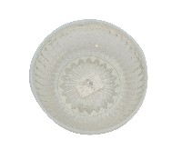 乳白色蓮瓣紋玻璃洗藏品圖，第1張