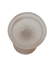 消光乳白色玻璃高腳杯藏品圖，第1張