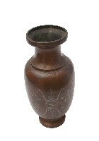 石叟銅質花瓶藏品圖，第2張