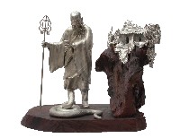 十二生肖人物故事組之蛇錫雕12-6藏品圖，第1張